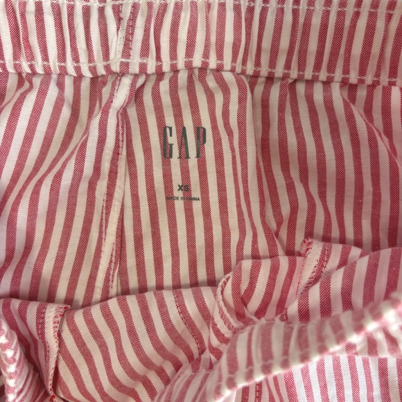 GAP Red/Pink Candy-Striped Pajama Pants, Size XS - Picture 4 of 6